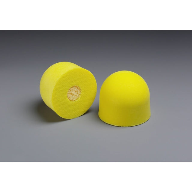 3M 82457 Hookit Center Water Feed Disc Hand Pad, Firm Yellow Foam, Bullet, 3 in x 7/8 in (7000000601) (10 Pack)