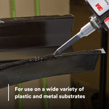3M 08115 Panel Bonding Adhesive Two-Part Epoxy, Black, 200 mL Cartridge for Auto Body Panels, Bonds Steel, Aluminum, SMC & FRP (7000000610) - 9