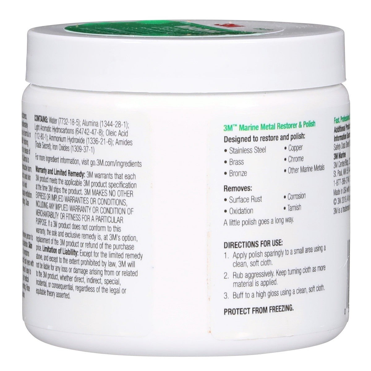 3M Metal Restorer and Polish, 18 oz Paste (00901) (7000000616) (6 Pack) - 4