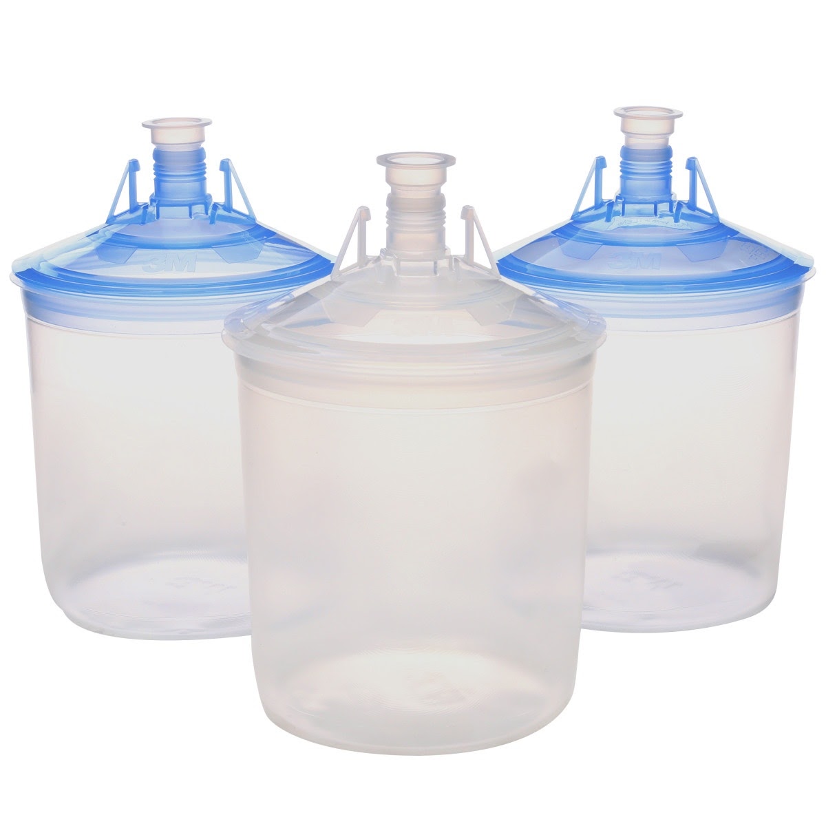 3M 16023 PPS Cup & Collar, Large (7000000642) (4 Pack) - 2
