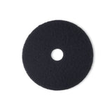 3M 08278 7300 High Productivity Floor Pad, Black, 20 in Diameter, Center Hole (7000000654) (5 Pack)