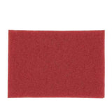 3M 5100 Red Buffer Pad, Red, 17 in x 1 in, Center Hole, 175-600 RPM (7000000662) (5 Pack) - 3
