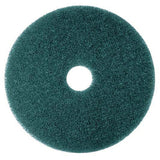3M 7000000674 17 Inch Blue Floor Cleaning Pads for Routine Scrubbing (5 Pack)