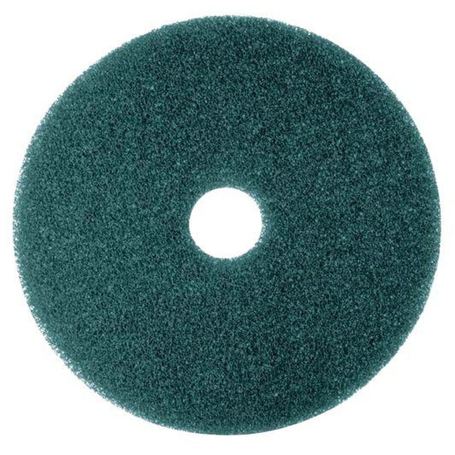 3M 7000000674 17 Inch Blue Floor Cleaning Pads for Routine Scrubbing (5 Pack)