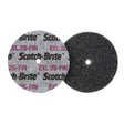 3M XL-UW Scotch-Brite EXL Unitized Wheel, 2S Fine, Silicon Carbide, Gray, 3 in x 1/4 in x 3/8 in (7000000699) (40 Pack)
