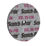3M XL-UW Scotch-Brite EXL Unitized Wheel, 2S Fine, Silicon Carbide, Gray, 3 in x 1/4 in x 3/8 in (7000000699) (40 Pack) - 4