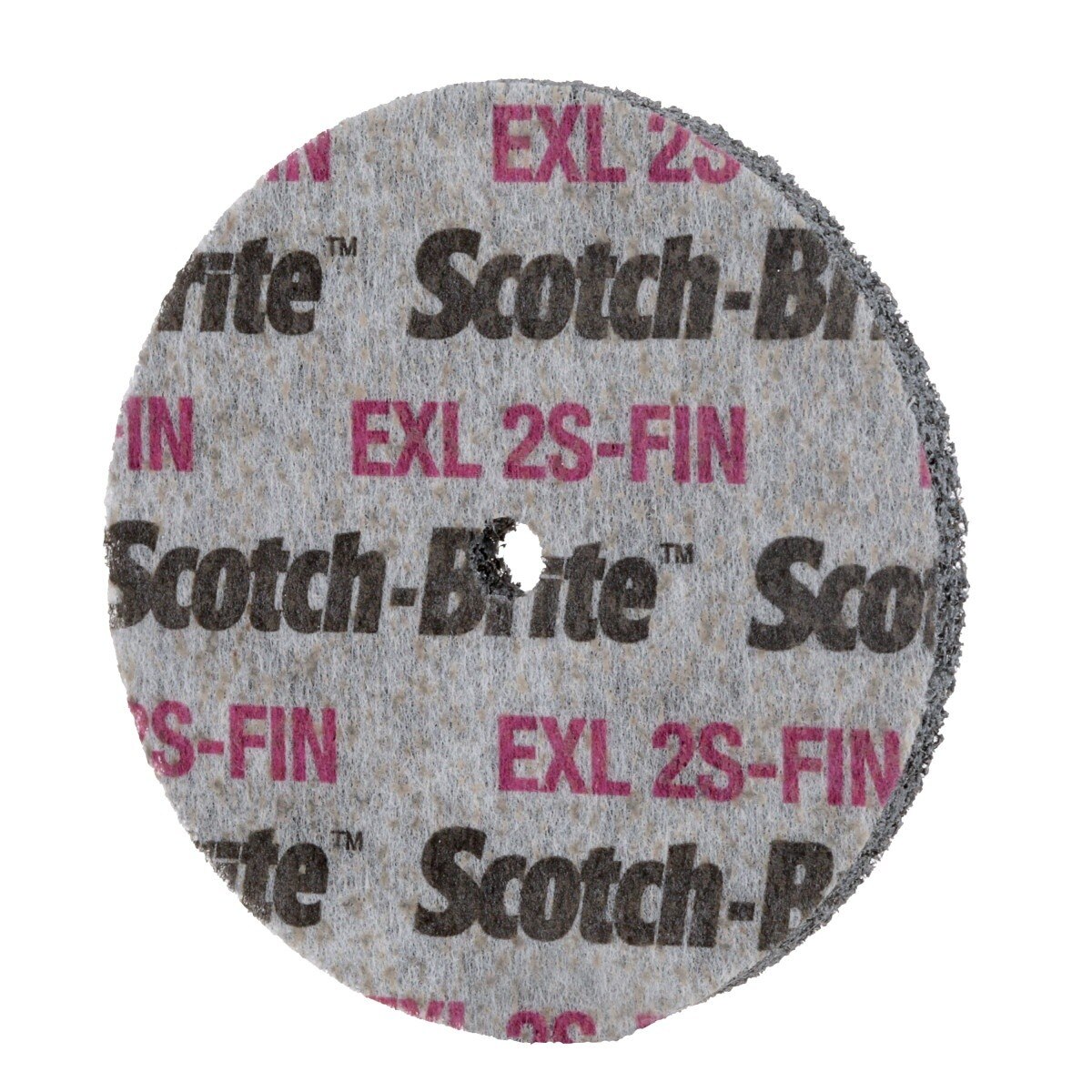 3M XL-UW Scotch-Brite EXL Unitized Wheel, 2S Fine, Silicon Carbide, Gray, 3 in x 1/4 in x 3/8 in (7000000699) (40 Pack) - 5