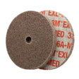 3M XL-UW Scotch-Brite EXL Unitized Wheel, 6A Medium, 3 in x 1/4 in x 3/8 in (7000000703) (40 Pack)