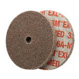 3M XL-UW Scotch-Brite EXL Unitized Wheel, 6A Medium, 3 in x 1/4 in x 3/8 in (7000000703) (40 Pack)