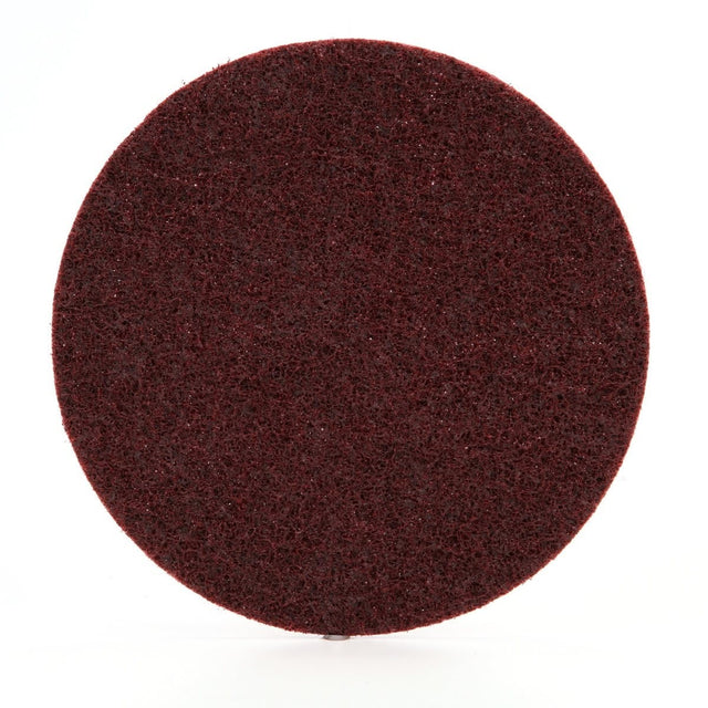 3M SC-DH Scotch-Brite Surface Conditioning Disc, A/O Medium, Maroon, 7 in x NH, Hook and Loop (7000000716) (25 Pack)