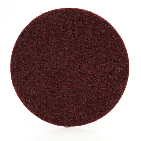 3M SC-DH Scotch-Brite Surface Conditioning Disc, A/O Medium, Maroon, 7 in x NH, Hook and Loop (7000000716) (25 Pack)