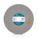 3M 7000000734 Cubitron EXL Deburring Wheel - 8A Medium Grit Aluminum Oxide - Metal Deburring, Finishing and Polishing Wheel - Convolute - 6" x 1" x 1" (3 Pack) - 3