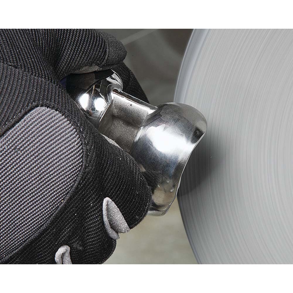 3M 7000000734 Cubitron EXL Deburring Wheel - 8A Medium Grit Aluminum Oxide - Metal Deburring, Finishing and Polishing Wheel - Convolute - 6" x 1" x 1" (3 Pack) - 6