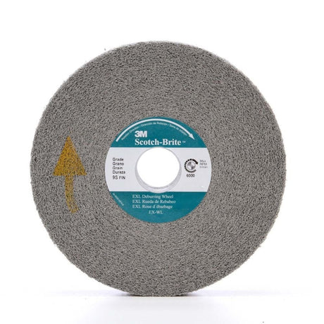 3M 7000000737 Scotch-Brite EXL Deburring Convolute Wheel XL-WL 9S Fine 6 in x 1 in x 1 in (3 Pack)