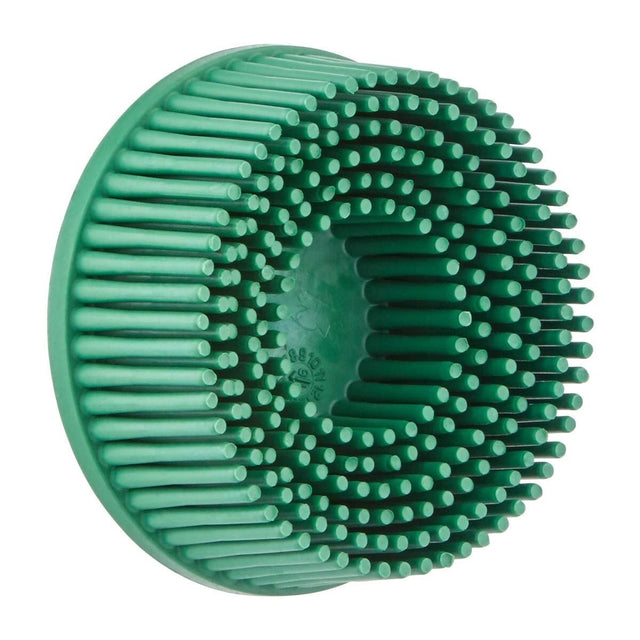 3M RD-ZB Scotch-Brite Roloc Bristle Disc, 50, TR, Green, 2 in x 5/8 in, Tapered (7000000742) (40 Pack)