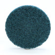3M SC-DR Scotch-Brite Roloc Surface Conditioning Disc, TR, Aluminum Oxide Very Fine, Teal, 2 in (7000000750) (200 Pack)