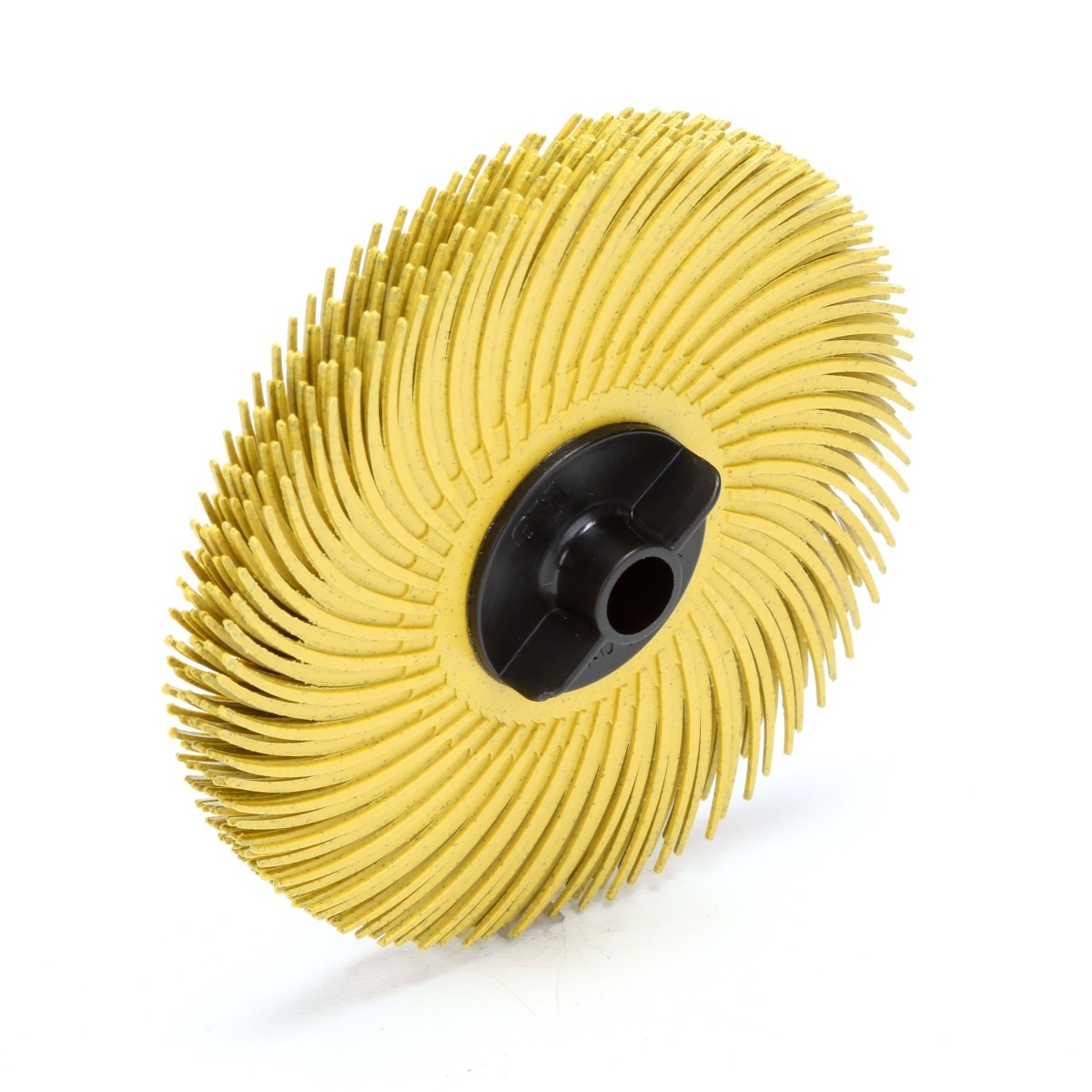 3M RB-ZB Scotch-Brite Radial Bristle Disc, 3 in x 3/8 in, 80 Grit, Yellow (7000000771) (80 Pack) - 2