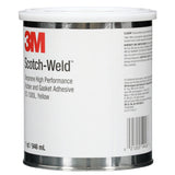 3M 1300 Scotch Neoprene Rubber and Gasket Adhesive, Yellow, 1 Quart Can (1300L) (7000000806) (12 Pack) - 3