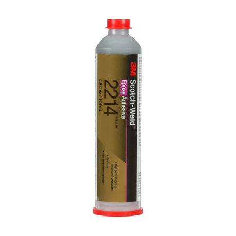 3M 2214 Scotch-Weld Epoxy Adhesive, Regular, Gray, 6 fl oz Cartridge (7000000811) (6 Pack)