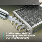 3M 2214 Scotch-Weld Epoxy Adhesive, Regular, Gray, 6 fl oz Cartridge (7000000811) (6 Pack) - 8