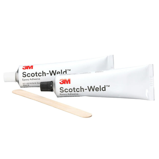 3M 2216 Epoxy Adhesive, Gray, Part B/A Tube Kit, 2 fl oz (59.1 mL) (7000000812) (36 Pack)