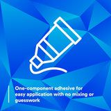 3M TS230 Scotch-Weld PUR Adhesive, Off-White, 1/10 Gallon Cartridge (7000000898) (5 Pack) - 8