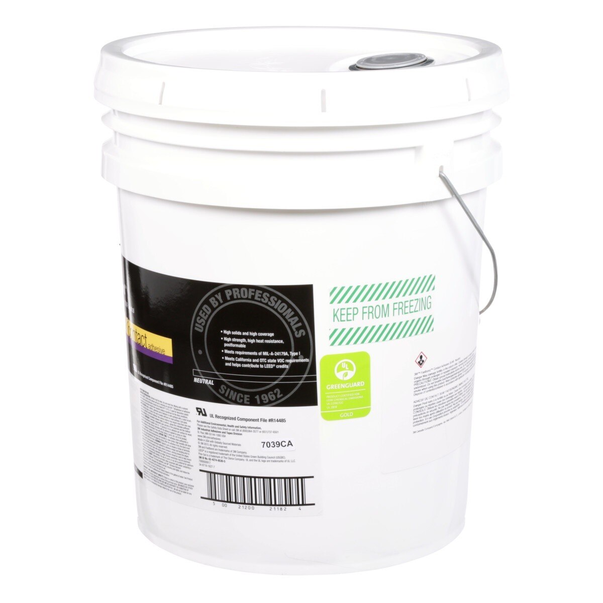 3M 30NF Contact Adhesive, Neutral, 5 Gallon Pail (7000000917) - 2