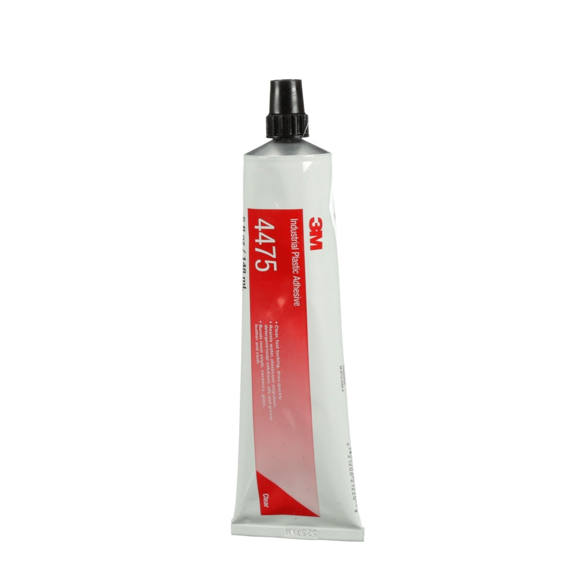 3M 4475 Industrial Plastic Adhesive, Clear, 5 fl oz Tube (7000000920) (36 Pack) - 2