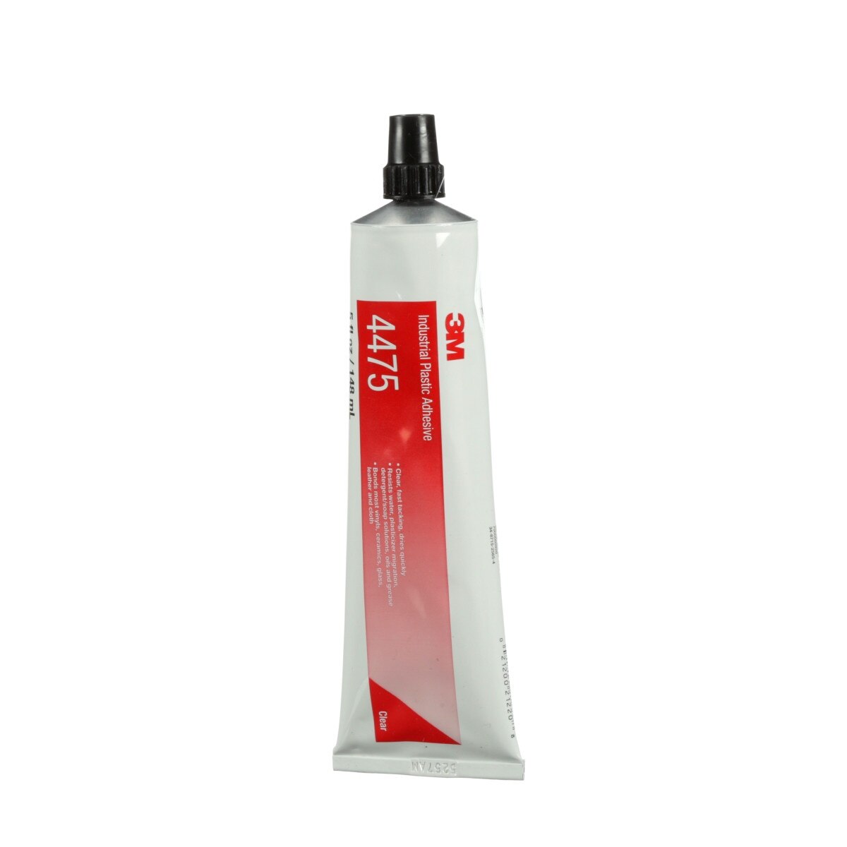 3M 4475 Industrial Plastic Adhesive, Clear, 5 fl oz Tube (7000000920) (36 Pack) - 2
