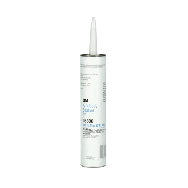 3M 08300 Ultrapro Autobody Sealant, Tan, 1/10 gal Cartidge (7000000946) (12 Pack)