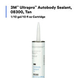 3M 08300 Ultrapro Autobody Sealant, Tan, 1/10 gal Cartidge (7000000946) (12 Pack) - 2