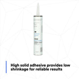 3M 08300 Ultrapro Autobody Sealant, Tan, 1/10 gal Cartidge (7000000946) (12 Pack) - 5