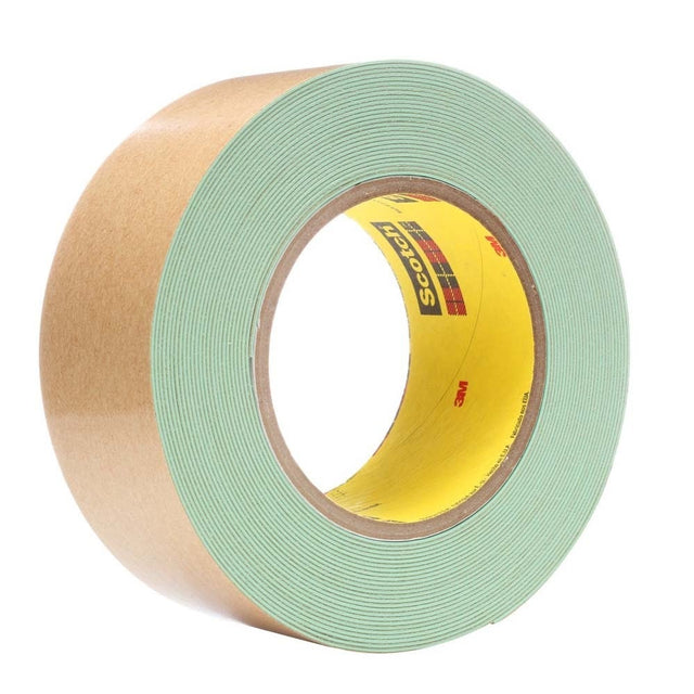 3M 7000001171 Impact Stripping Tape 500, Green, 2 in x 10 yd, 36 mil (6 Pack)