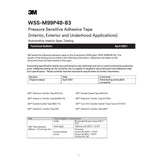 3M 7000001189 Adhesive Transfer Tape 950, Clear, 48 in x 60 yd, 5 mil - 6