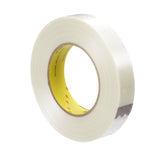 3M 898 Scotch Filament Tape, Clear, 24 mm x 55 m, 6.6 mil (7000001229) (36 Pack) - 3