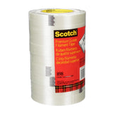 3M 898 Scotch Filament Tape, Clear, 24 mm x 55 m, 6.6 mil (7000001229) (36 Pack) - 6