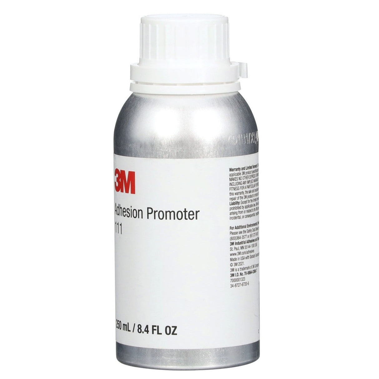 3M 111 Adhesion Promoter, Clear, 250 mL Bottle for VHB Tapes (7000001323) (4 Pack) - 2