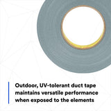 3M 8979 Duct Tape Heavy Duty, Slate Blue, 48 mm x 54.8 m, 12.1 mil, 6 Month Clean Removal, UV Resistant (7000001330) - 4