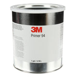 3M 94 23930 Tape Primer Light Yellow 1 Gallon Can Adhesion Promoter for Plastic Rubber Metal (7000001583) (4 Pack)