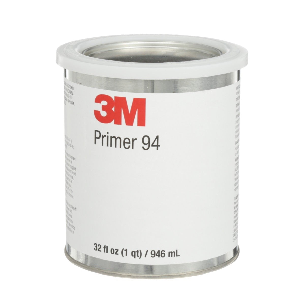 3M 94 Tape Primer, Light Yellow, 1 Quart Can, 32 fl oz, Adhesion Promoter for Plastic, Rubber, Metal (7000001584) (12 Pack)