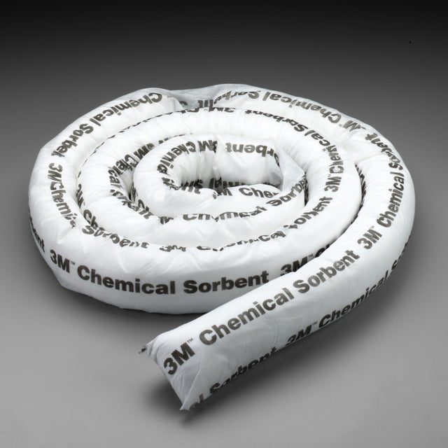 3M P-212 Chemical Sorbent Mini-Boom, 12 Gallons (7000001921) (4 Pack)