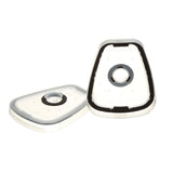 3M 502 Respirator Filter Adapter, Transparent, Plastic (7000001931) (100 Pack) - 4