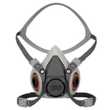 3M 6100 07024(AAD) Half Facepiece Reusable Respirator, Small, Bayonet Connections, NIOSH Approved, TPE (7000001932) (24 Pack)