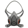 3M 07025 6200 Half Facepiece Reusable Respirator, 6000 Series, Medium, Bayonet Connection, NIOSH Approved, Dual Airline Compatible (7000001933)