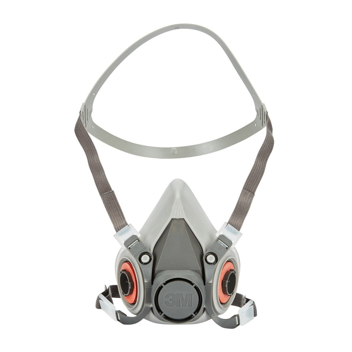 3M 07025 6200 Half Facepiece Reusable Respirator, 6000 Series, Medium, Bayonet Connection, NIOSH Approved, Dual Airline Compatible (7000001933) - 2