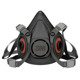3M 07026 6300 Half Facepiece Reusable Respirator, Large, Thermoplastic Elastomer, Bayonet Connection, NIOSH Approved, Dual Airline and PAPR Compatible (7000001934) (24 Pack)