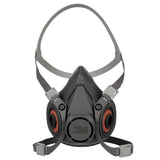 3M 07026 6300 Half Facepiece Reusable Respirator, Large, Thermoplastic Elastomer, Bayonet Connection, NIOSH Approved, Dual Airline and PAPR Compatible (7000001934) (24 Pack) - 3