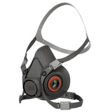 3M 07026 6300 Half Facepiece Reusable Respirator, Large, Thermoplastic Elastomer, Bayonet Connection, NIOSH Approved, Dual Airline and PAPR Compatible (7000001934) (24 Pack) - 4