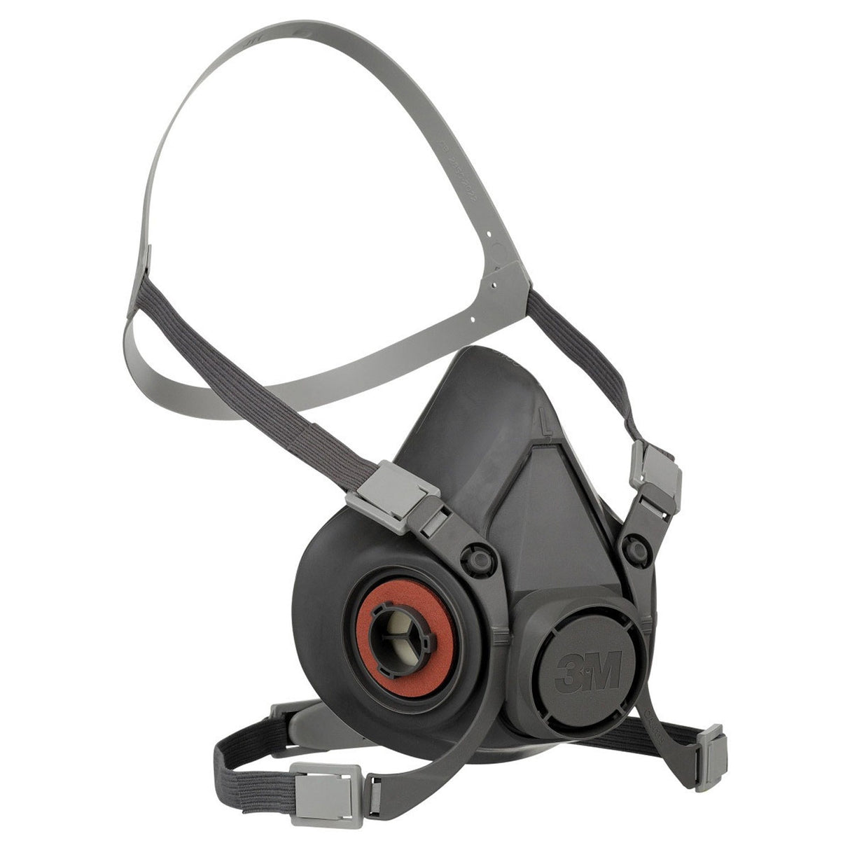 3M 07026 6300 Half Facepiece Reusable Respirator, Large, Thermoplastic Elastomer, Bayonet Connection, NIOSH Approved, Dual Airline and PAPR Compatible (7000001934) (24 Pack) - 5