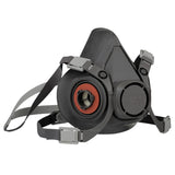 3M 07026 6300 Half Facepiece Reusable Respirator, Large, Thermoplastic Elastomer, Bayonet Connection, NIOSH Approved, Dual Airline and PAPR Compatible (7000001934) (24 Pack) - 7